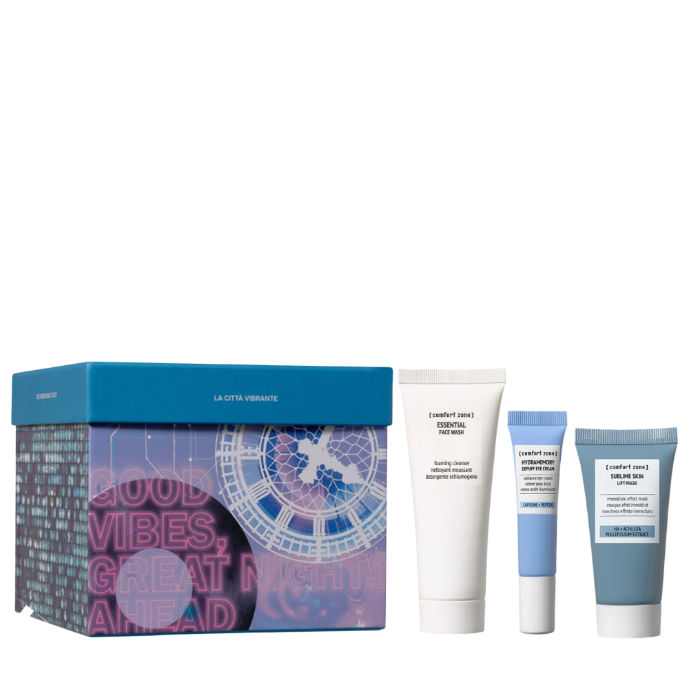 COMFORT ZONE The Bustling City Kit - Набір для миттєвого сяяння обличчя COMFORT ZONE The Bustling City Kit - Набір для миттєвого сяяння обличчя